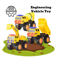 Engineering Vehicle Toy Mixed Truck Excavator Truck Big Truck For Kids Big Truck Extra Large Truck