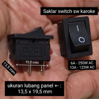 Saklar switch on off 2 kaki ac dc per 1 pcs