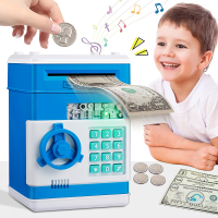 Kids Piggy Bank for Girls - Toys for 5 6 7 8 9 10 Year Old Girl Birthday Gifts - Electronic Piggy Ba