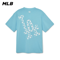 【MLB】背後大Logo 短袖T恤 Checkerboard系列 洛杉磯道奇隊(3ATSO0134-07BLL)