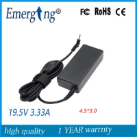 19.5V 3.33A 4.5*3.0mm Charger Power Supply AC Adapter For Hp EliteBook 840 745 G3