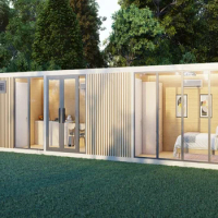 Outdoor Prefab Living and Working Customized Modular House Design Office Apple Cabin Villa