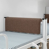 全城熱賣 - 床頭靠墊學生宿舍上下鋪寢室靠枕床上用品護腰單人床軟包靠背神器棉麻-咖色【床頭靠背+可拆洗】80*25*5【宿舍通用尺寸】