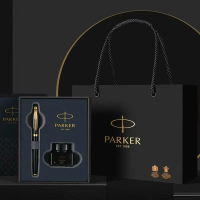 ปากกาหมึกธุรกิจ Parker IM ของแท้ เข้ากันได้กับ Liya ของขวัญระดับไฮเอนด์สำหรับผู้ชาย พร้อมงานหุ้มโลหะ