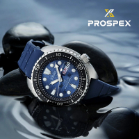 【SEIKO 精工】PROSPEX 愛海洋 海龜王 200米潛水機械錶 送行動電源(SRPF77K1/4R36-06Z0H)