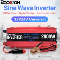 Modified Sine Wave USB Car Inverter DC 12V 24V AC 110V 220V Transformer Voltage Converter Solar Power Inverters 600W 1000W 2000W