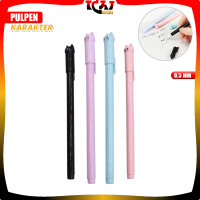 [COD] IG A14 Pulpen Gel Karakter Kartun Kucing Pena Unik Bolpen Motif Kucing Stationary Alat Tulis M