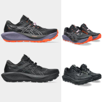 【asics 亞瑟士】GEL-TRABUCO 13 GTX 女款 越野 慢跑鞋 防水(1012B767-001-002 黑淺紫 黑灰 健行 GORE-TEX)