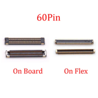 10pcs 60Pin LCD Display FPC Connector On Motherboard Flex Cable For Huawei P20pro P20 Pro Mate 20 Pro Mate20pro MATE 20 RS 20RS