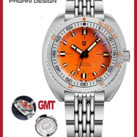 PAGANI DESIGN Seiko NH38A Original Automatic Diver Watch men Brand watch Sapphire Stainless Steel 200m Waterproof GMT Watch 1719