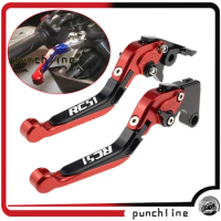 Fit RC 51 2000-2006 Clutch Levers For RC51 RVT1000 SP-1 RVT 1000 SP-2 Folding Extendable Brake Handles