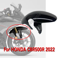 For HONDA CBR500R 2022 Front Fender Wheel Cover for CBR 500R CBR500 R 2022 Motorcycle Splash Guard Set Bright Black