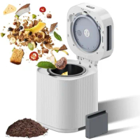 Upgraded Electric Composter for Kitchen, Smart Countertop Composter Indoor Odorless with UV lamp and Replaceable Carbon Filter