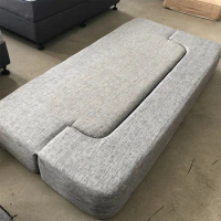 Creative foldable lazy sofa tatami mattress fabric small foam sofa bed