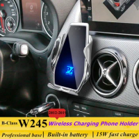 2012-2019 For Mercedes Benz B Class W245 W246 W242 Phone Holder Wireless Charger B180 B200 B250 Car Mount Bracket GPS Support