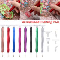 Prickly Sewing Accessories Comfortable Cross Stitch Diamond Painting Pen 5D Diamond Painting Tool Point Drill Pen