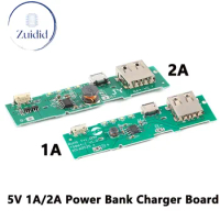 5V 1A 2A Power Bank Charger Module Charging Circuit Board Step Up Boost Power Module For Mobile Power Bank DIY Electronics