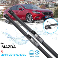 Car Wiper Blade for Mazda 6 2014 2015 2016 2017 2018 2019 GJ GL Atenza Mazda6 Front Windscreen Windshield Wipers Car Accessories