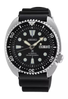 Seiko Seiko Prospex 'Turtle' Diver’s 200m Black Dial Black Silicone Band Automatic Watch SRPE93K1