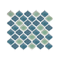 11*10inch Peel and Stick Wall Tiles 3D Self Adhesive Wallpaper for Living Room Decoration Mosaic Stickers for Craft