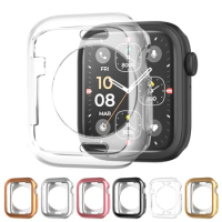 For Apple Watch Case 45mm 41mm 44mm 40mm 42mm 38mm Accessories TPU Silicone Protector Cover For iWatch Series 8 3 4 5 6 SE 7 2