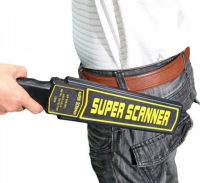 Hand Held Metal Detector Portable Scanner Security Alarm & Vibrate