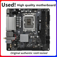 Used B660M-ITX For ASRock B660M-ITX/ac Original Desktop For Intel B660 DDR4 Motherboard LGA 1700 Support 12400F 12400 i3 12100F