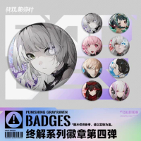 Official Accessories Decoration Fans Birthday Original Game GRAY RAVEN：PUNISHING Lucia Liv Error Badge Pin Brooch Cosplay Gift