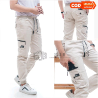 SJB Celana Joger Distro Cargo panjang Pria Melar Strecth Gunung Celana Jogger kargo Slim fit origina