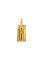 TOMEI TOMEI Gold Bar Abacus Pendant, Yellow Gold 916