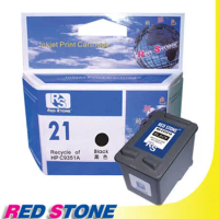RED STONE for HP C9351A XL環保墨水匣[高容量](黑色) NO.21XL