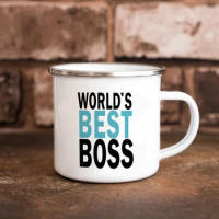 Best Boss Ever Coffee Mug 10oz ceramic Office enamelled Milk cup Friends birthday Gift Mug