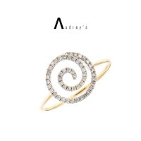 Audrey's 18K Yellow Gold Diamond Dress Ring