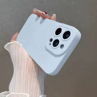 全城熱賣 - 暗紫色適用iPhone17Pro手機殼15promax液態矽膠13蘋果15pro14/12/xs鏡頭全包11防摔mini軟男xr女款se2保護套8iPhone 15 Plus【遠峰藍】瞳