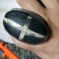 Batu Cincin Posil Tapak Jalak Natural Alam Kode AG/5