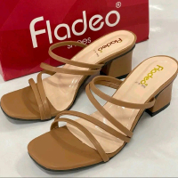 Fladeo Sandal Heels Tali Wanita 5 cm Sepatu Flat Shoes Hak 5cm Cocok Untuk Gaya Ondangan Wanita Pest