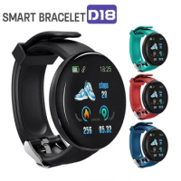 2020 New Bluetooth Smart Watch D18 Men Smart bracelet Women Waterproof Sport Smart Clock Watches