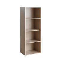固得家俬 日式 白橡色 四層櫃 收納櫃 書櫃 層板櫃(四空櫃)