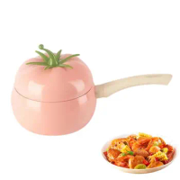 Soup Pot Non-Stick Noodle Pot With Lid Kitchen Bakeware Kitchen Tool For Home Restaurant Suitable For Ramen Instant Curry Kimchi