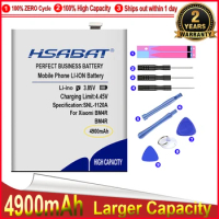 HSABAT 0 Cycle 4900mAh BM4R Battery for Xiaomi Mi 10 Lite 5G / Mi 10 Lite Zoom Accumulator