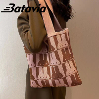 Batavia fashion tas rajut wanita tas penyimpanan indah tas rajutan portabel yang kuat dan tahan lama