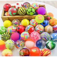 45mm Ball Rubber Bouncing Jumping Balls Outdoor Games Ball Toys For Children Kids Party Favors Christmas Gift Goodies