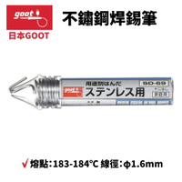 【Suey】日本Goot 不鏽鋼焊錫筆 SD-69(含鉛37%)1.6mm