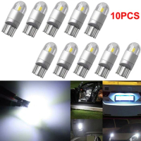 T10 LED Bulbs White 168 501 W5W LED Lamp T10 Wedge 3030 2SMD Interior Lights 12V 7000K Red Amber yellow Ice Blue