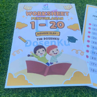 Worksheet Penjumlahan 1-20 Matematika PAUD TK [40 Halaman]