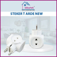 Steker T Multi Mikotek / Steker T Datar 4 Lubang Colokan MT-7899K SNI