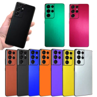 Colorful Matte Skin Wrap Phone Back Sticker for SAMSUNG Galaxy S22 Ultra S21+ Note 20 Ultra S21 Plus S20 FE S20+ Protective Film
