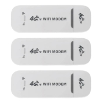 3X 4G LTE USB Wifi Modem 3G 4G USB Dongle Car Wifi Router 4G Lte Dongle Network Adaptor With Sim Card Slot