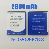 AB483640BU 2800mAh Battery For Samsung C3050 E740 E748 F110 F118 G618 L600 L608 B3210 M519 J600 J608 C3050C S7350C F619