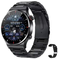 YTGEE 2023 QW33 Men Smartwatch 1.28 inch IPS Heart Rate Health Monitor NFC Bt Call Sport Blood Pressure Smart Watch